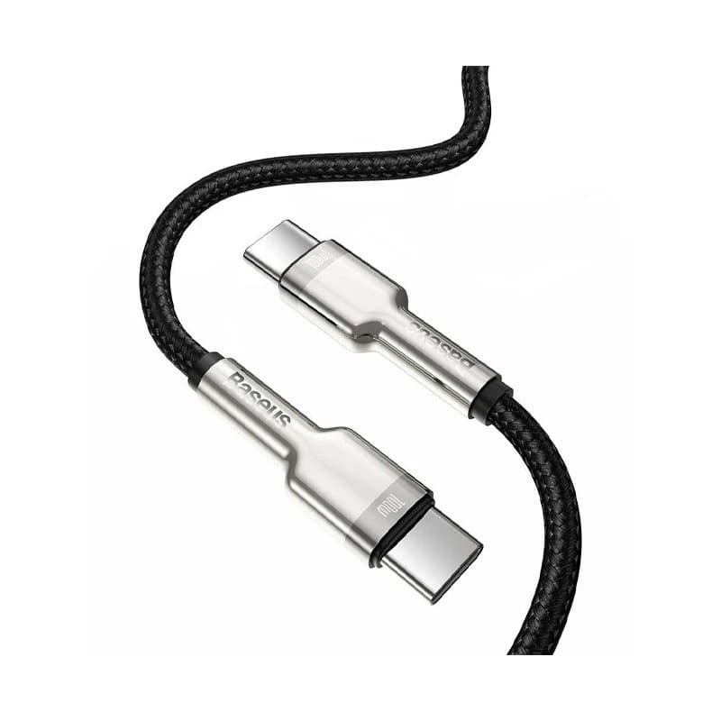 کابل USB-C to USB-C بیسوس Baseus Cafule Metal CATJK-D01 — تصویر ۳
