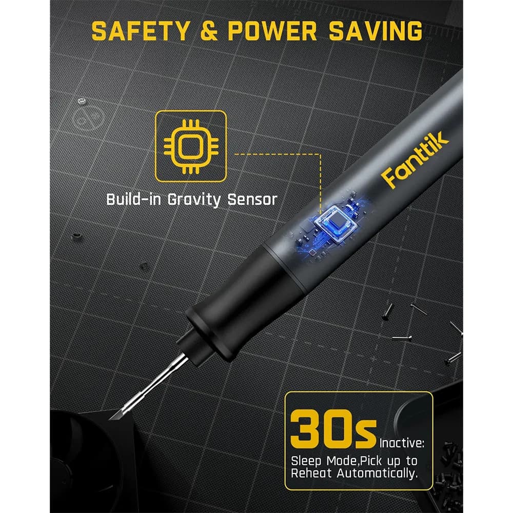 هویه لحیم‌کاری بی‌سیم برند Fanttik مدل C210 — تصویر ۳