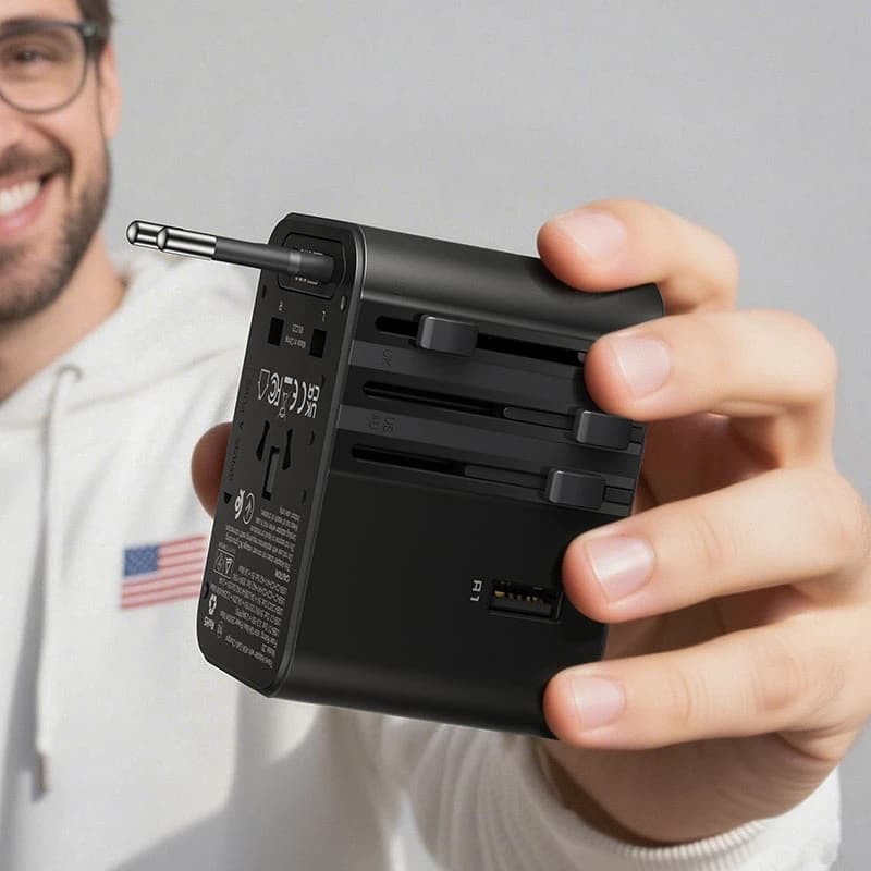 شارژر مسافرتی 2500 وات ایس‌فست ACEFAST Travel Adapter Z8 — تصویر ۱۲