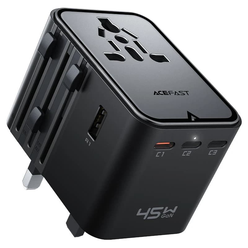 شارژر مسافرتی 2500 وات ایس‌فست ACEFAST Travel Adapter Z8