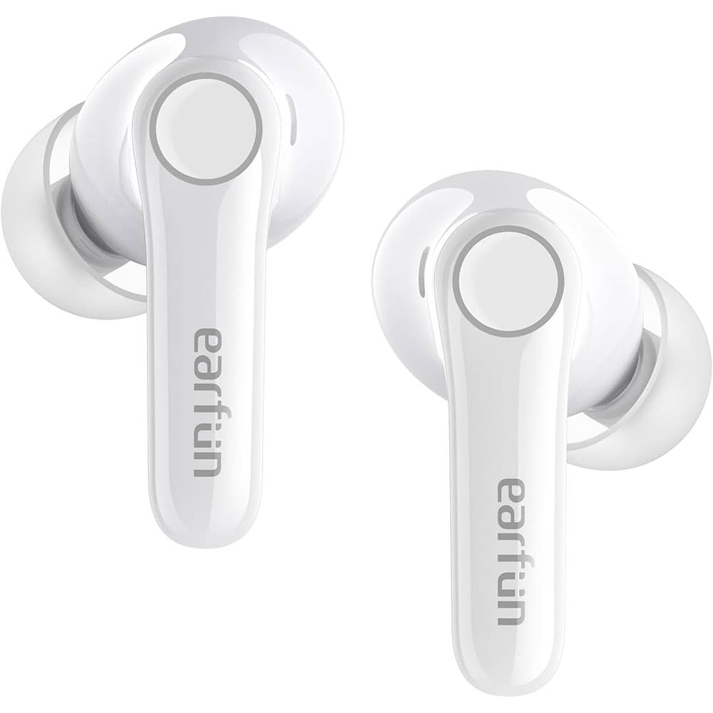 هندزفری بی‌سیم EarFun Air Pro 4 Glossy White | نویز کنسلینگ 50dB و aptX Lossless