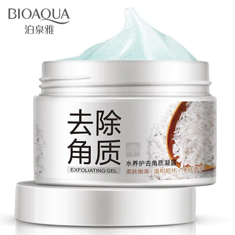 ژل کرم روشن کننده و لایه بردار برنج بیواکوا BIOAQUA Exfoliating rice