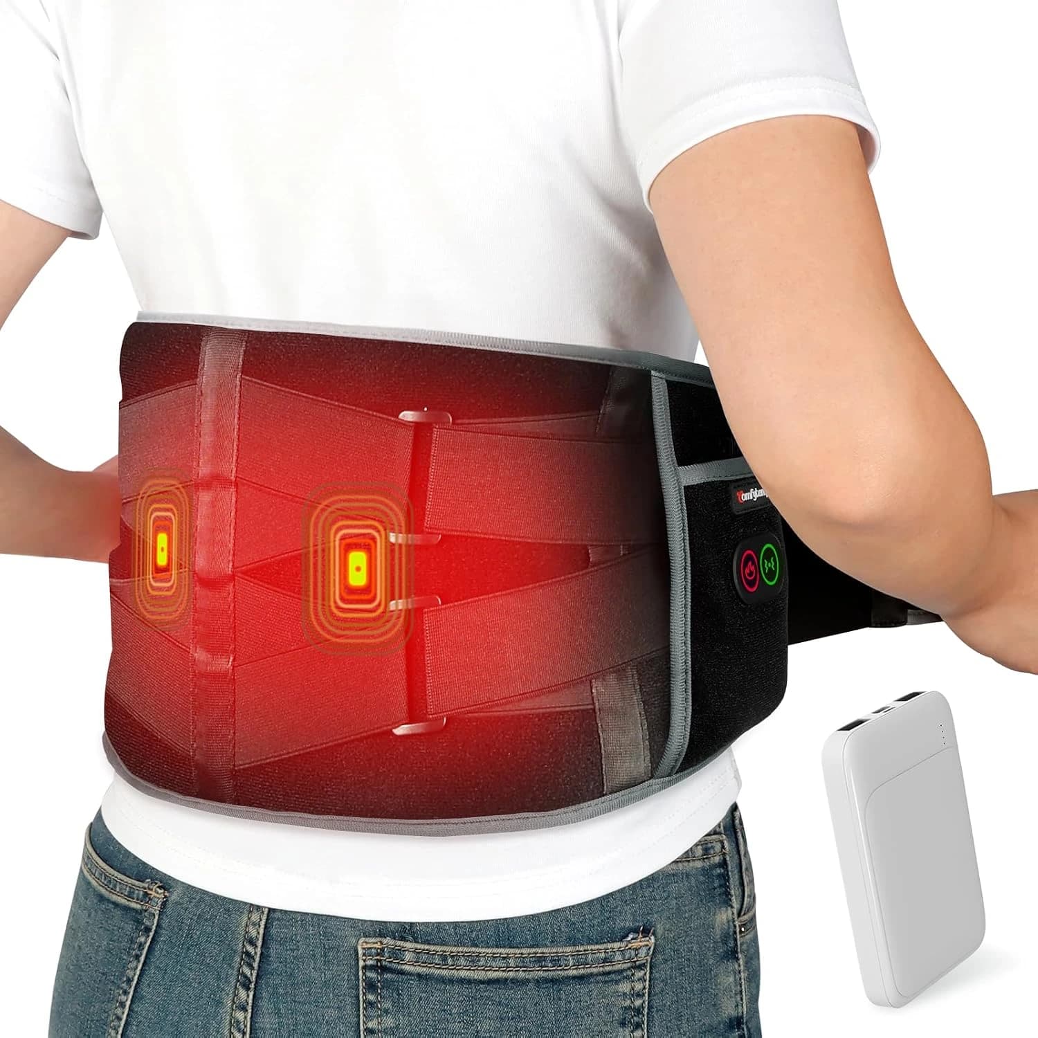 پد گرمایشی و ماساژور بی‌سیم Comfytemp K9224 — تصویر ۳