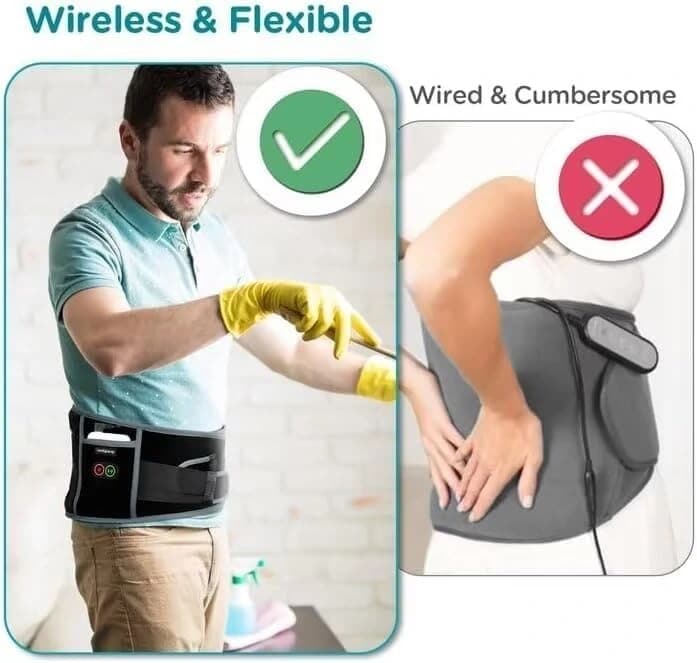 پد گرمایشی و ماساژور بی‌سیم Comfytemp K9224 — تصویر ۷