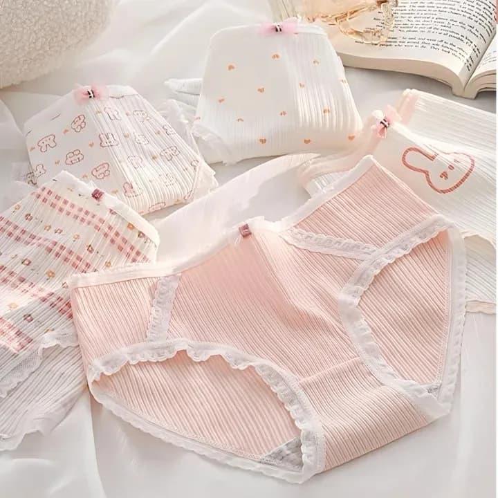 شورت زنانه عروسکی فانتزی کبریتی نخی طرح خرگوشی سایز بزرگ 3X — تصویر ۱۰
