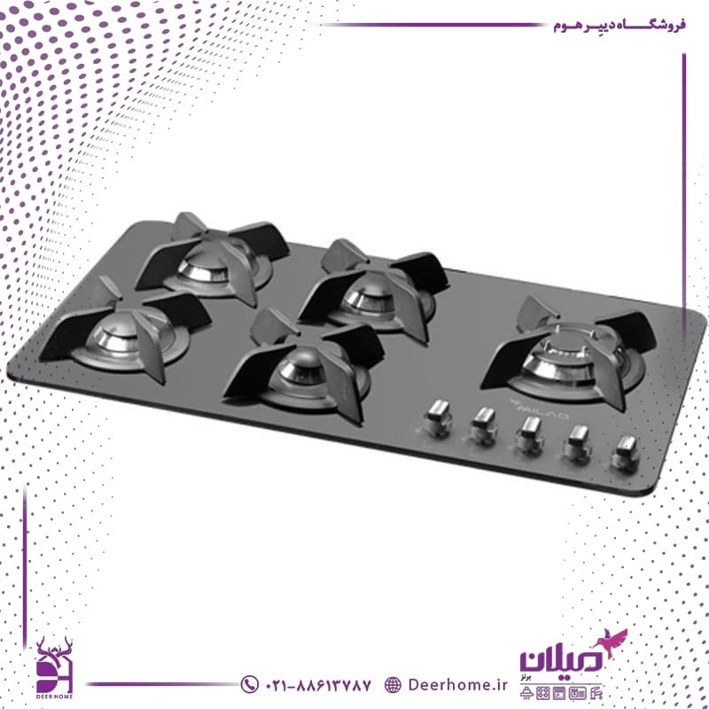 اجاق گاز رومیزی میلان مدل G307 — تصویر ۳