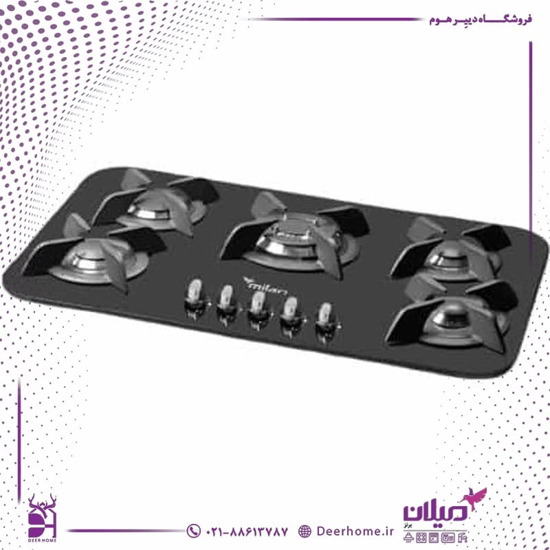 اجاق گاز رومیزی میلان مدل G305 — تصویر ۳