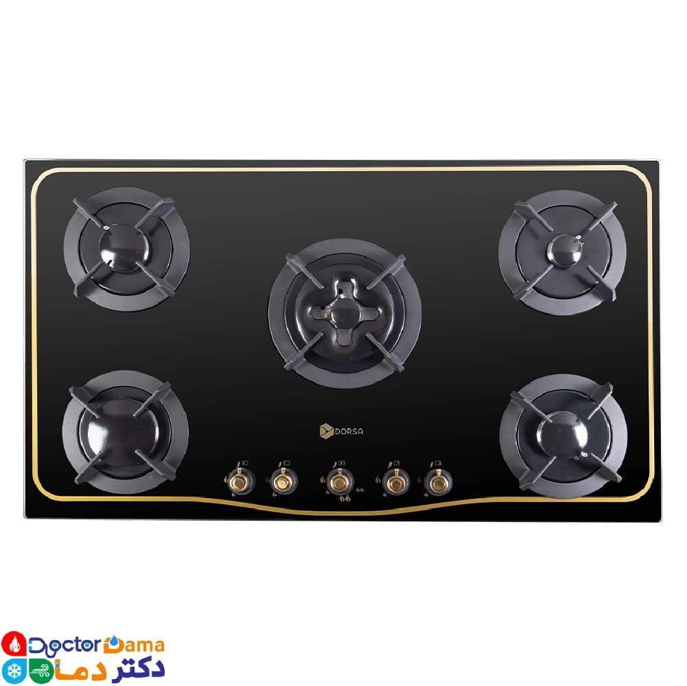 اجاق گاز شیشه ای درسا مدل DG2112-5M — تصویر ۶
