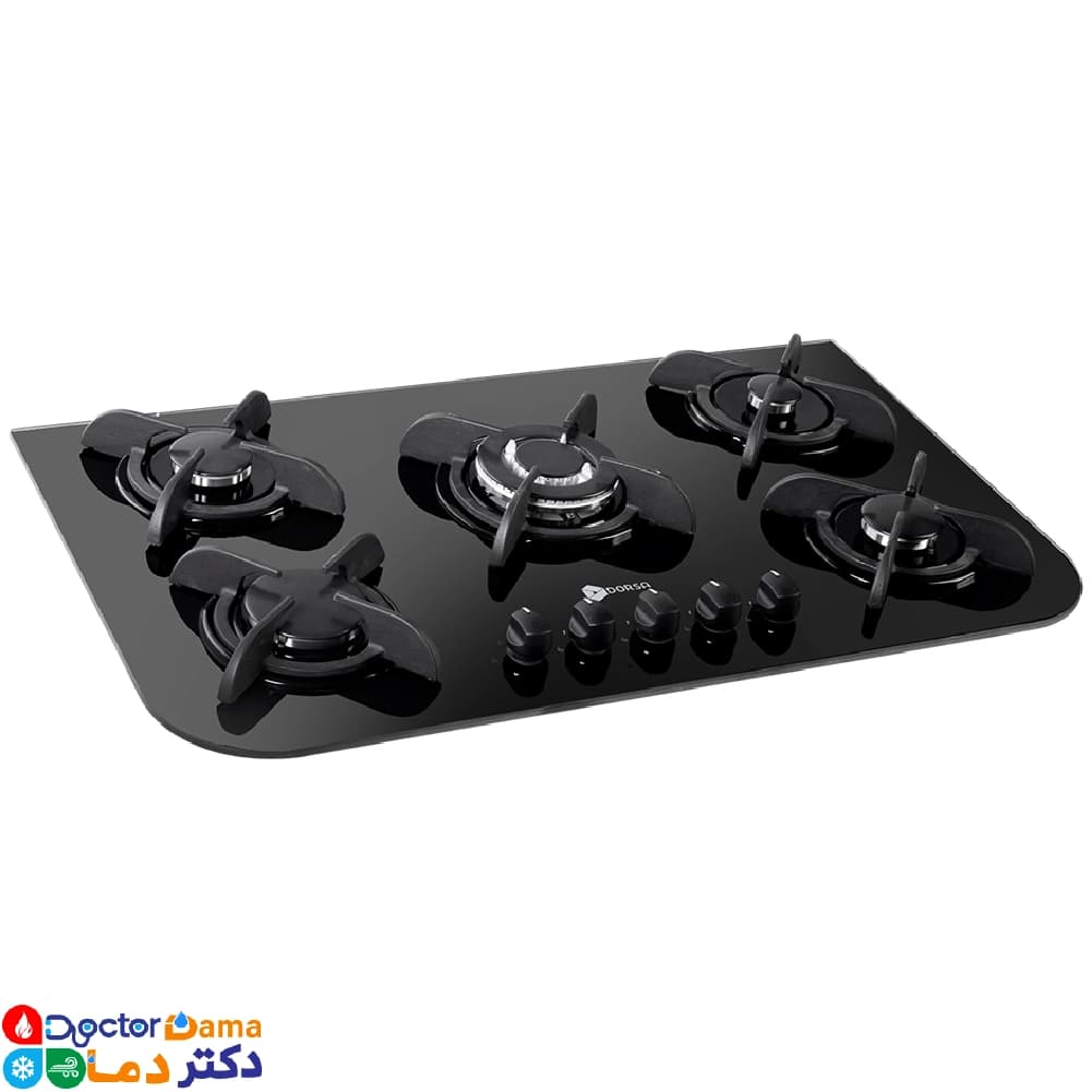 اجاق گاز شیشه ای درسا مدل ثمین DG2108-5M — تصویر ۱۲