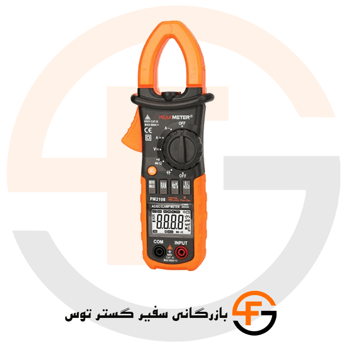 کلمپ آمپرمتر دیجیتال پیک متر مدل PEAKMETER PM-2108