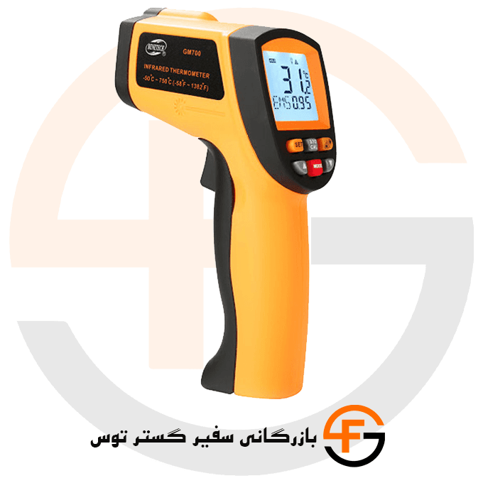 ترمومتر لیزری دیجیتالی 700 درجه بنتک مدل BENETECH GM700 — تصویر ۲