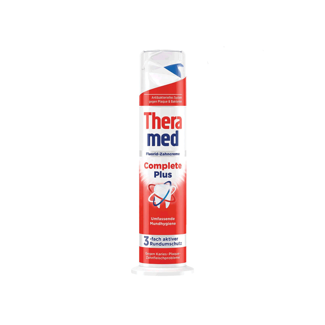 خمیر دندان ترامد Theramed مدل Complete Plus آلمان حجم 100 میلی‌لیتر
