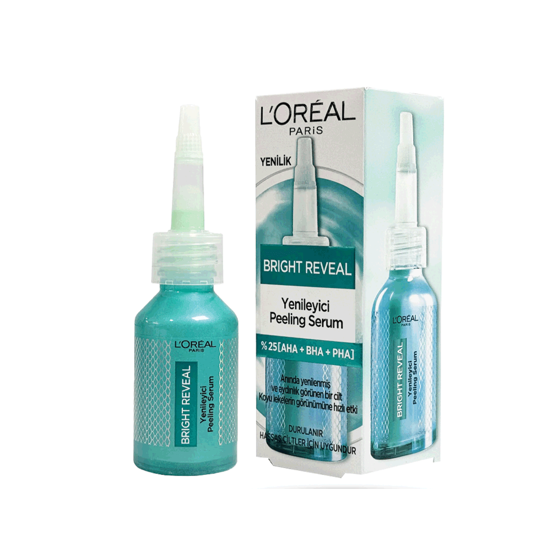 سرم لایه‌بردار و روشن‌کننده لورال پاریس L’Oréal Paris مدل Bright Reveal