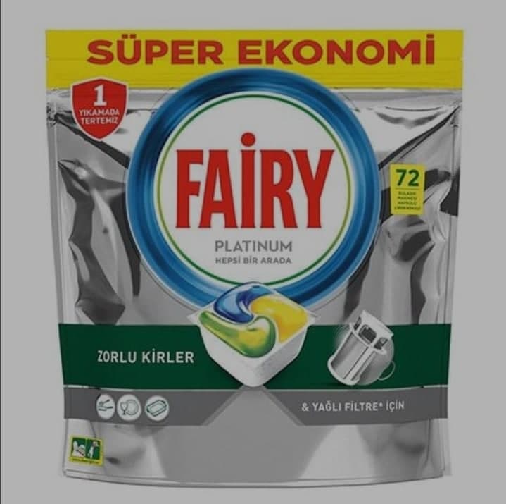قرص ماشین ظرفشویی فایری پلاتنیوم 72 عددی FAiRY PLATINUM — تصویر ۲