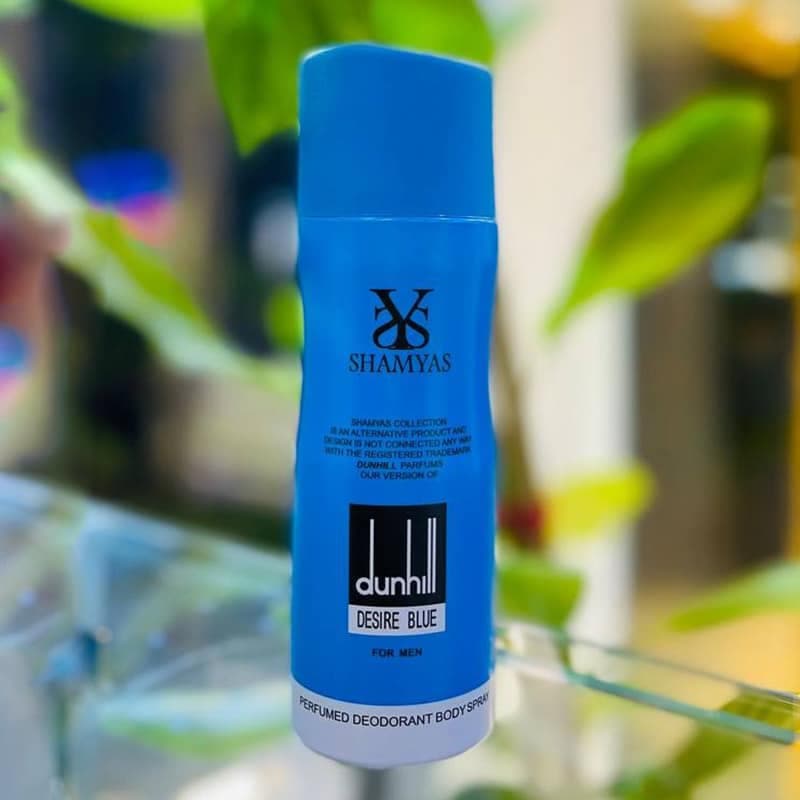 اسپری بدن مردانه دانهیل آبی 200 میل شمیاس dunhill DESIRE BLUE