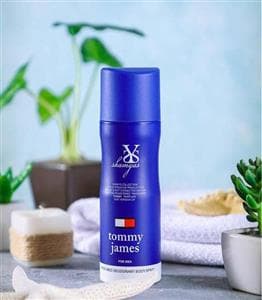 اسپری بدن و لباس مردانه رایحه تامی جینز شمیاس 200میل tommy jeans SHAMYAS