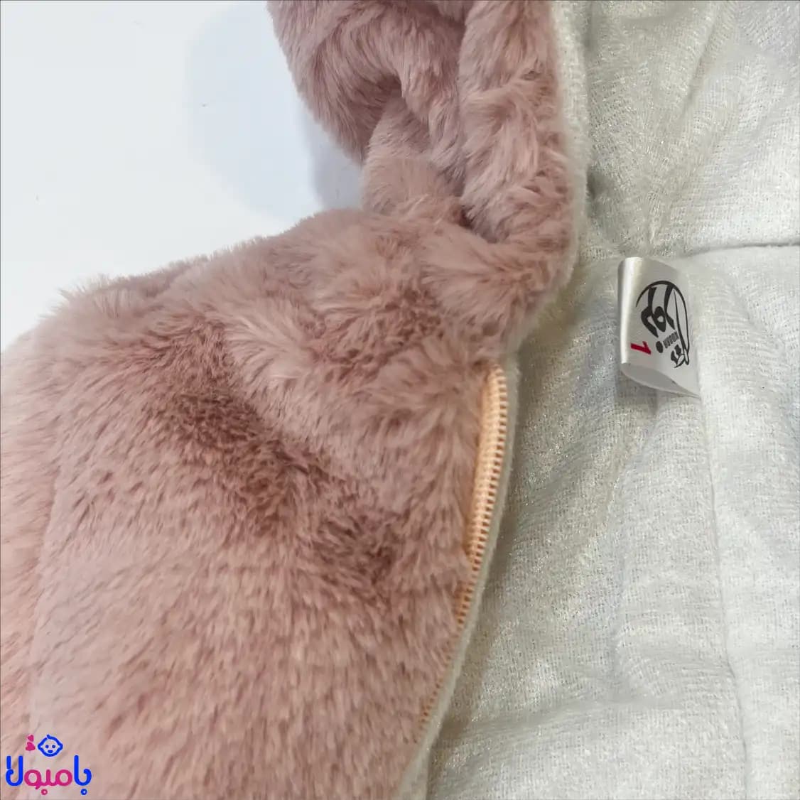 سرهمی نوزادی خزدار صورتی بدو تولد تا یک سالگی — تصویر ۱۲