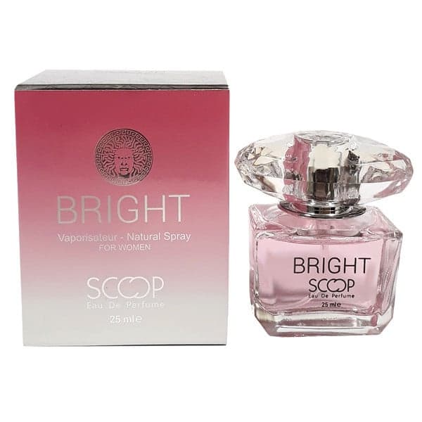ادکلن ادیو پرفیوم ورساچ صورتی زنانه اسکوپ 30 میل BRIGHT SCOOP