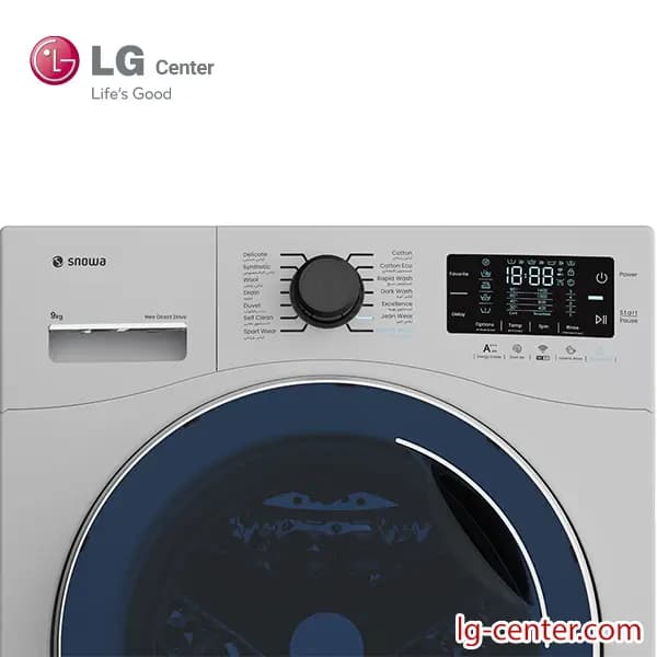 ماشین لباسشويى اسنوا 9 كيلويى مدل SNW-9050 W — تصویر ۶