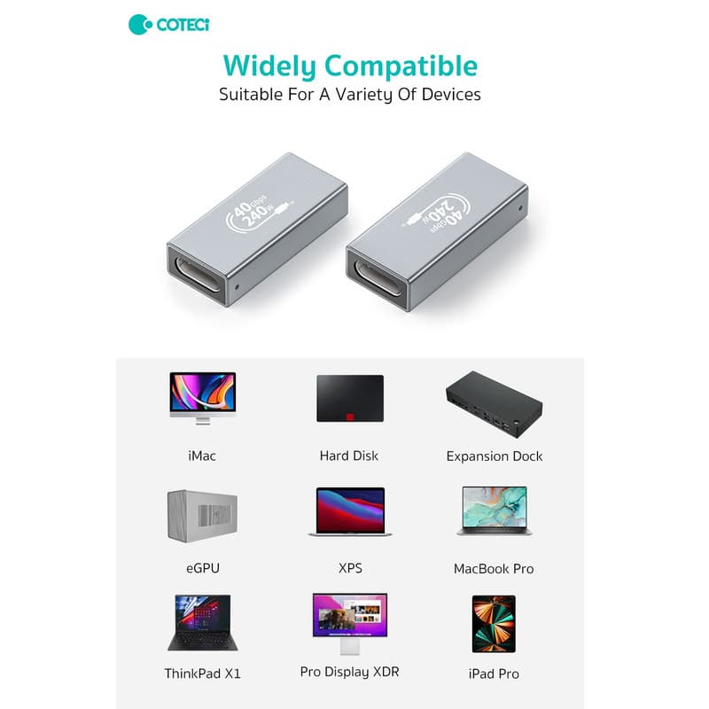 مبدل USB-C کوتتسی مدل 87614 — تصویر ۱۲