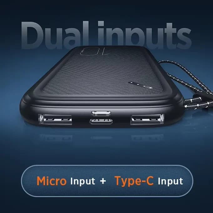 پاوربانک یوسمز مدل US-CD150 ظرفیت 10000 میلی آمپر ساعت — تصویر ۶