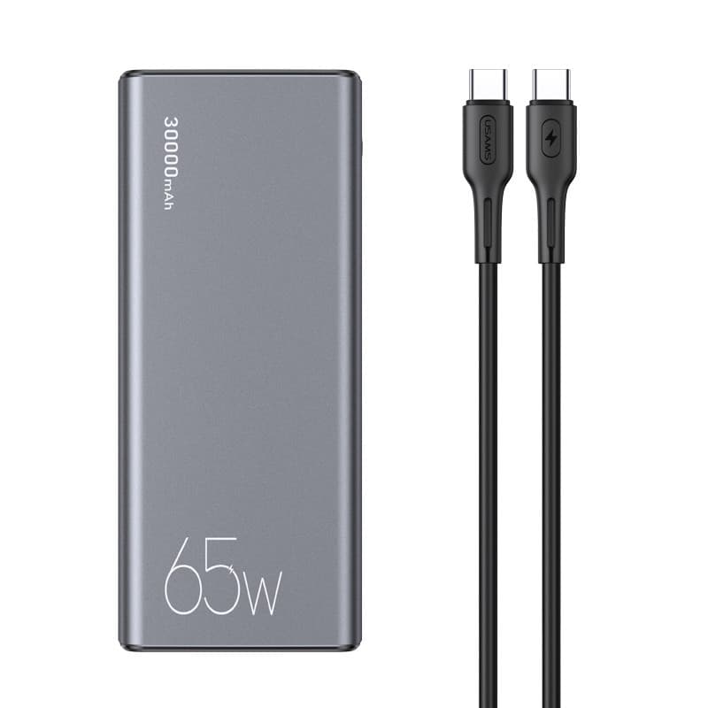 پاوربانک یوسمز مدل US-CD165 ظرفیت 30000 میلی آمپر ساعت به همراه کابل USB-C — تصویر ۱۰