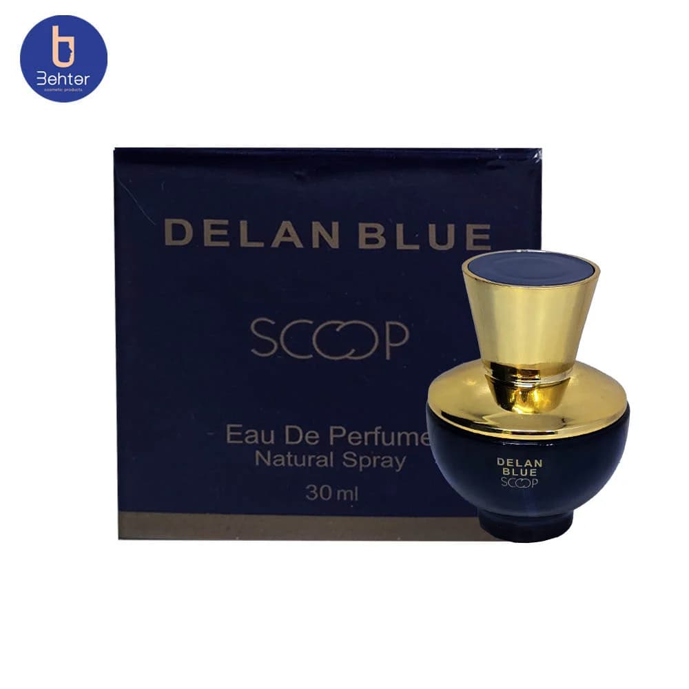 ادکلن ورساچ دایلان بلو زنانه اسکوپ 30 میل DELAN BLUE SCOOP — تصویر ۴