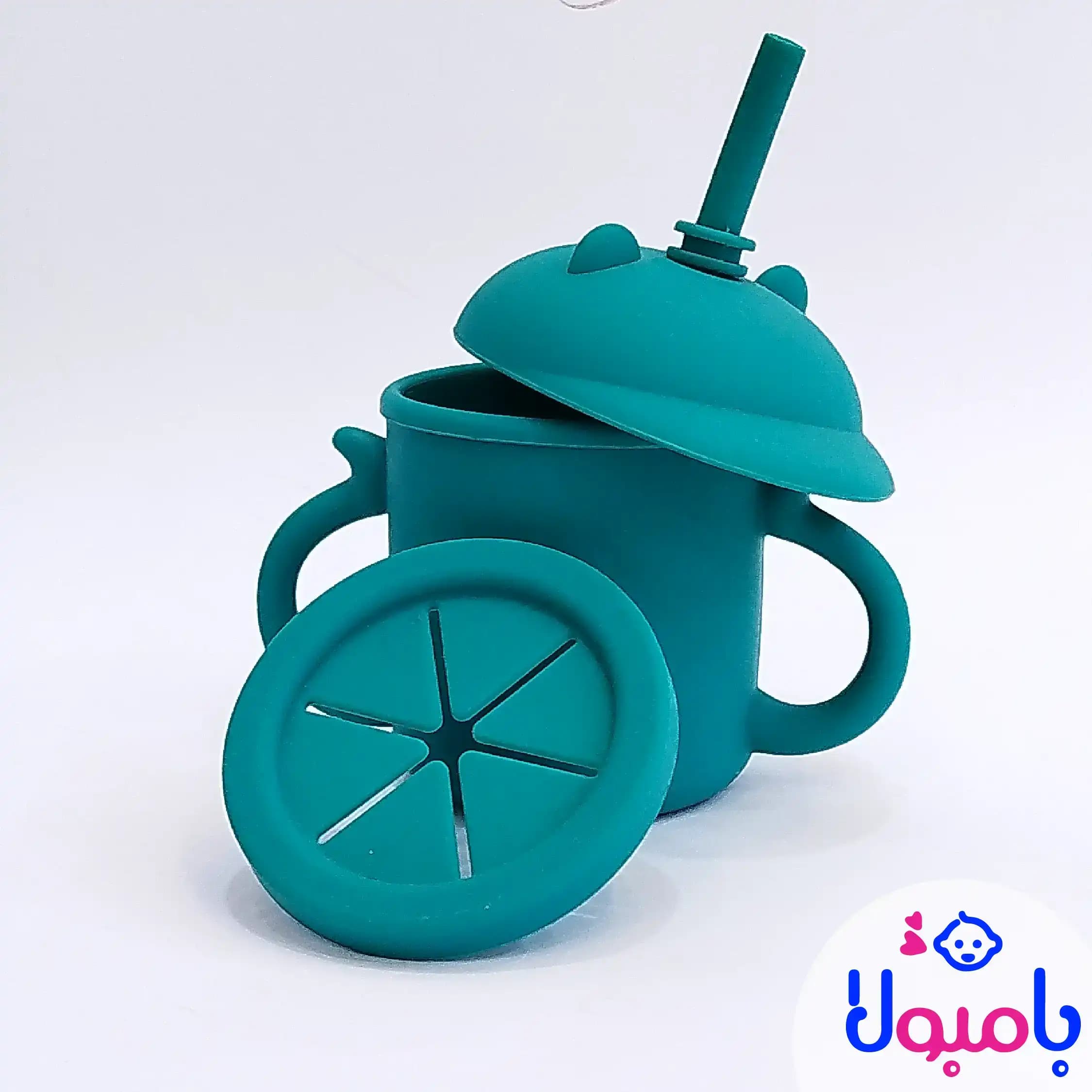 ست سیلیکونی غذاخوری کودک طرح دایناسور — تصویر ۱۱