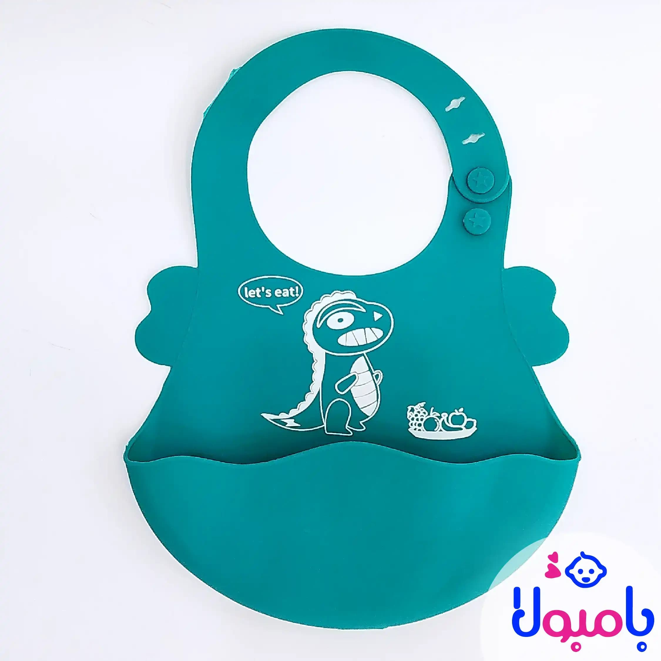 ست سیلیکونی غذاخوری کودک طرح دایناسور — تصویر ۴