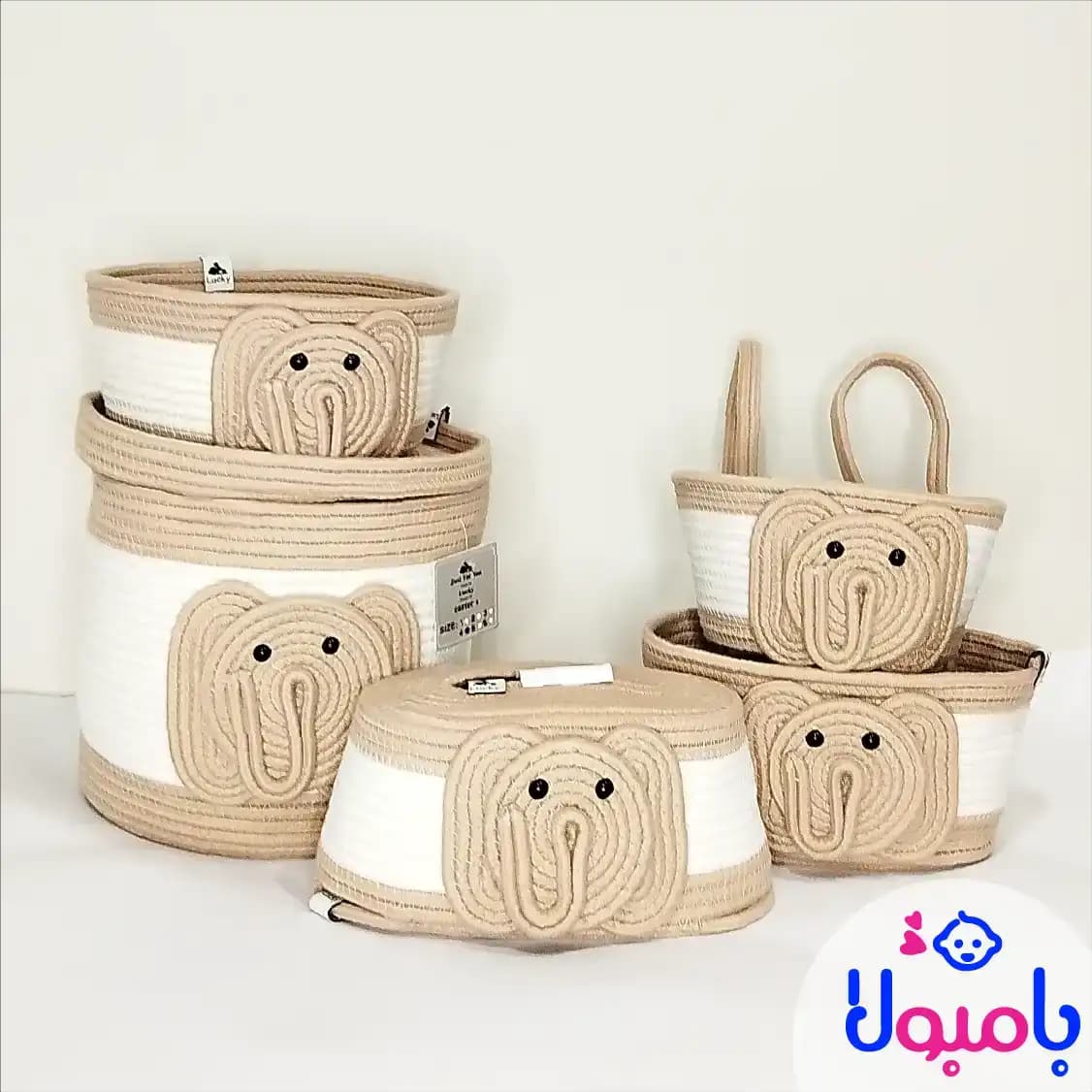 سبد قیطونی طرح فیلی (قیمت تک محصول)