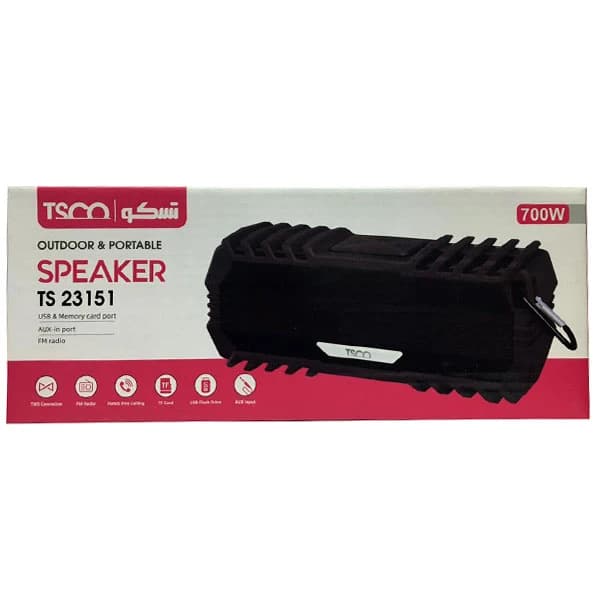 اسپیکر بلوتوثی قابل حمل تسکو مدل TS 23151 — تصویر ۶