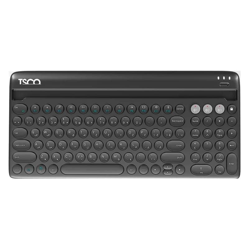کیبورد بلوتوثی تسکو TK-7322 Full-Size | تایپ روان و بی‌سیم