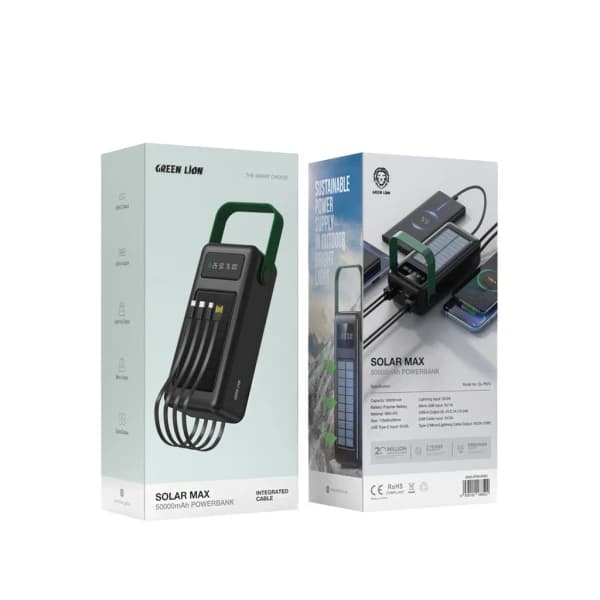 پاوربانک خورشیدی 50000 گرین لاین Solar Max — تصویر ۵