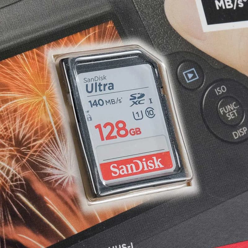 کارت حافظه سن دیسک Ultra ظرفیت 128 گیگابایت کلاس 10 UHS-I سرعت 140MB/s — تصویر ۹