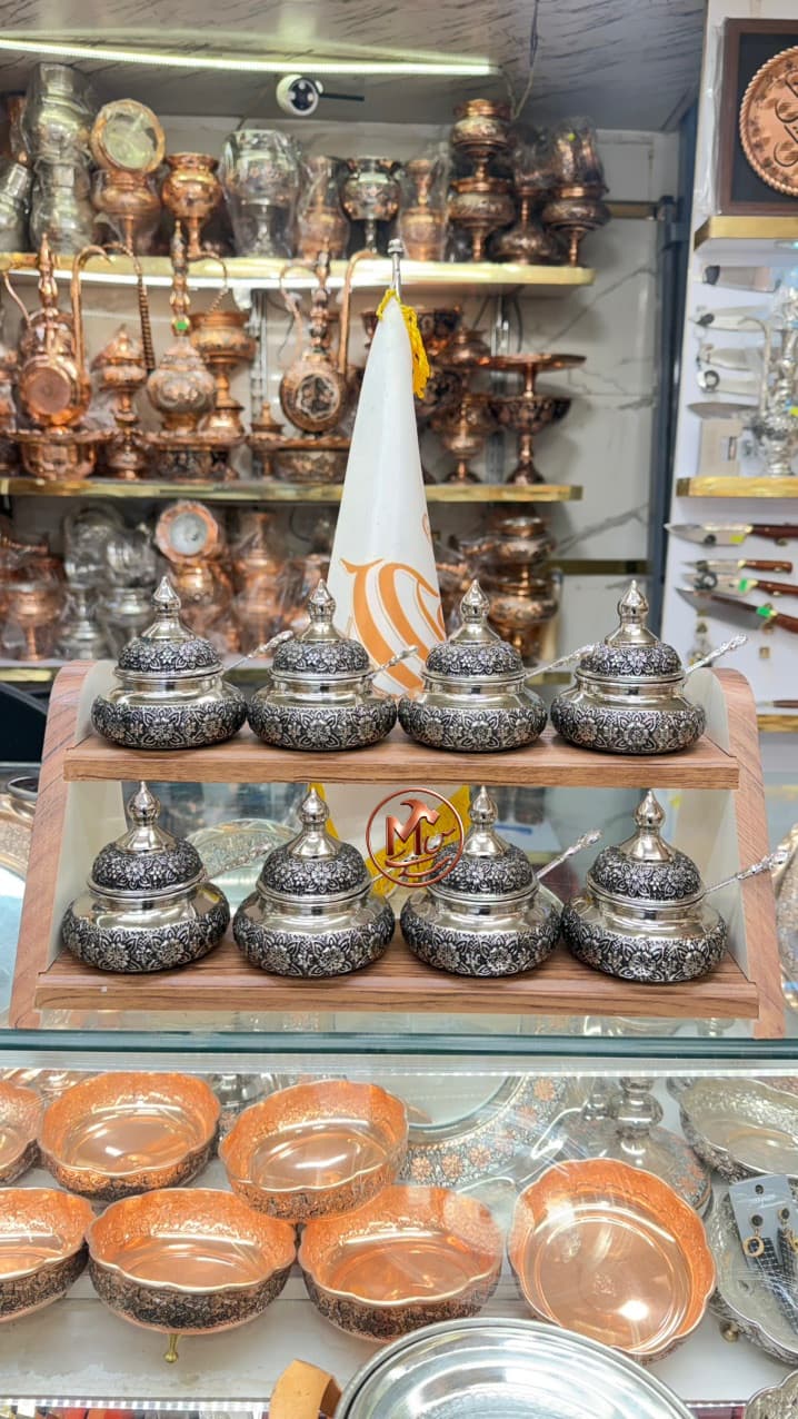 جا ادویه مسی کروم ۸ تایی — تصویر ۹