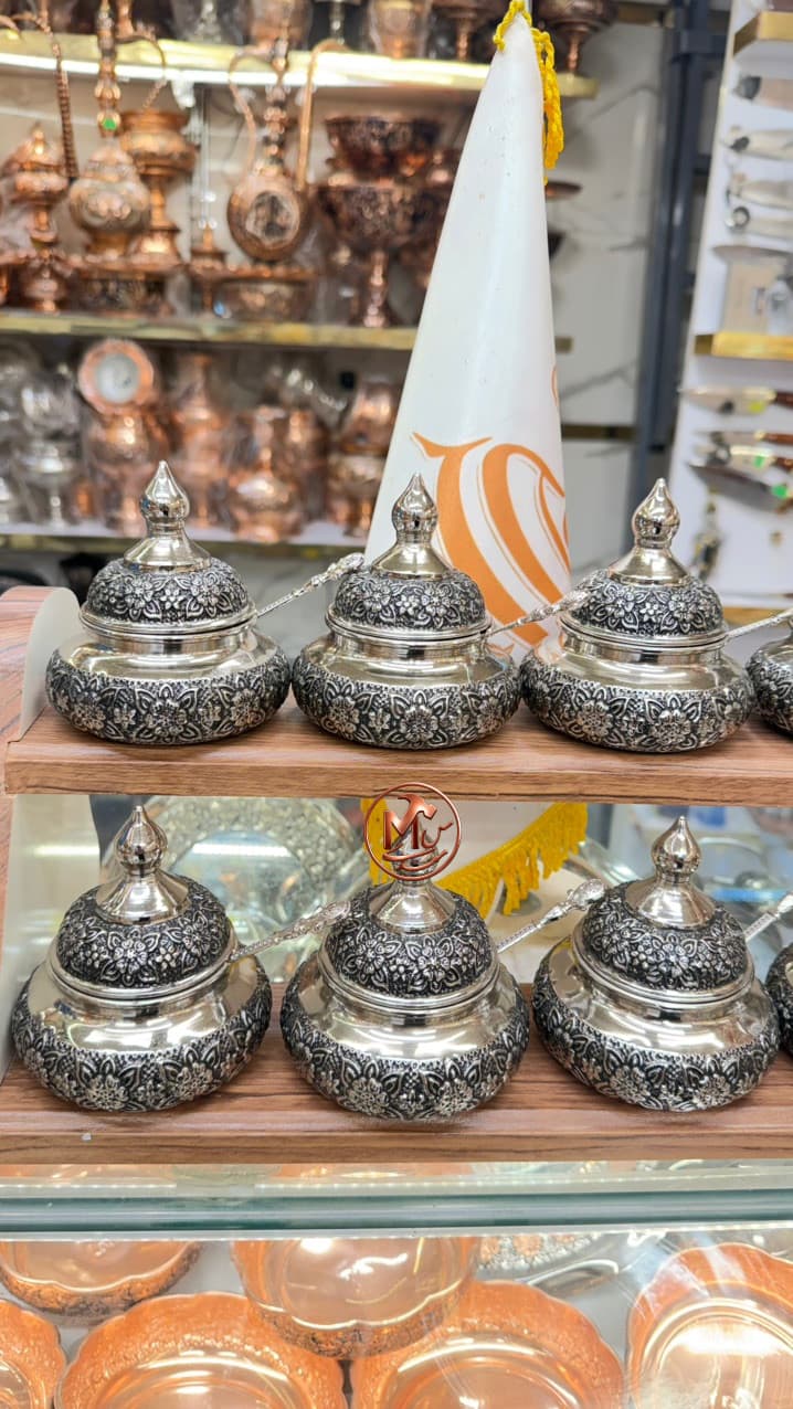 جا ادویه مسی کروم ۸ تایی — تصویر ۶