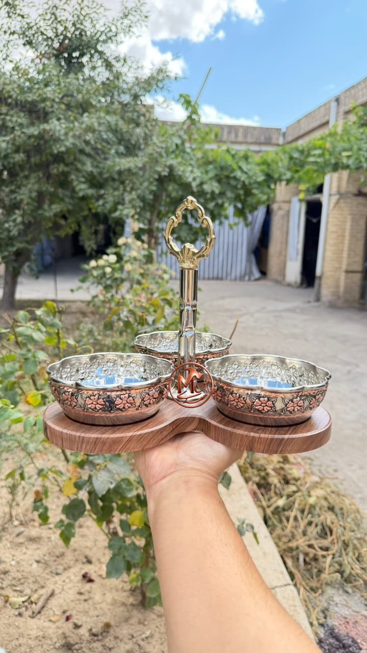 اردو خوری مسی مثلثی الماس تراش — تصویر ۱۱