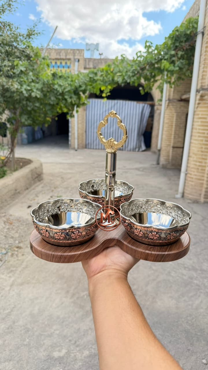 اردو خوری مسی مثلثی الماس تراش — تصویر ۱۲