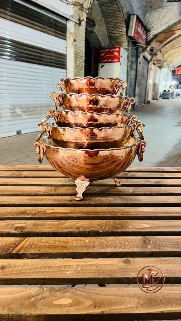کاسه گوشواره دار مسی