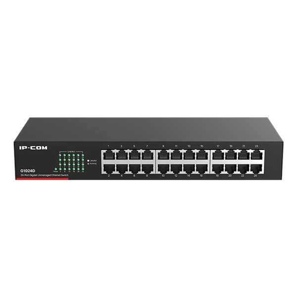 سوئیچ غیرمدیریتی 24 پورت آی‌ پی‌ کام IP-COM مدل G1024D v9.0