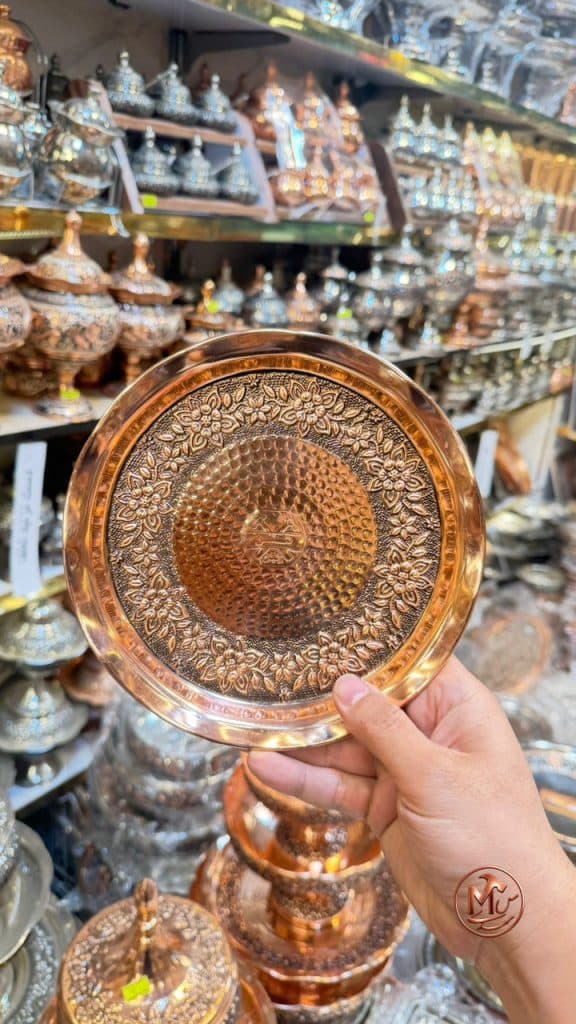 پیش دستی مسی گلبرگ — تصویر ۳