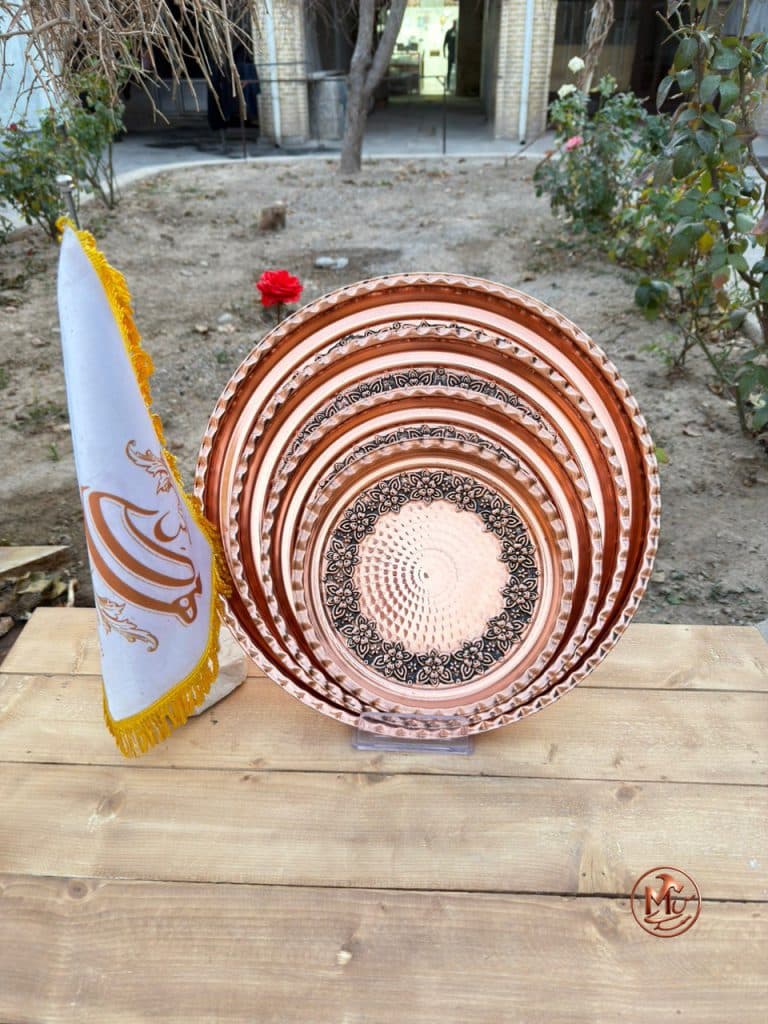 سینی مسی گلبرگ لبه بلند
