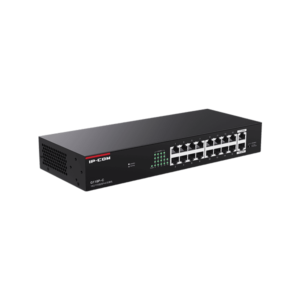 سوئیچ غیرمدیریتی 18 پورت PoE آی‌ پی‌ کام IP-COM مدل G118P-C — تصویر ۴