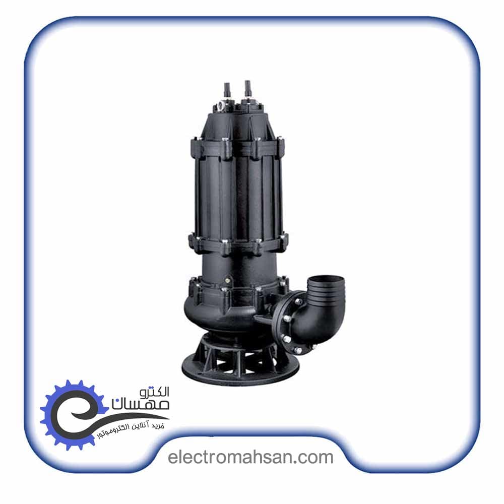 پمپ لجن کش لئو 5.5 اسب، ، 33 متر ، سه فاز مدل 65WQ 25-28-4 ساخت چین — تصویر ۳