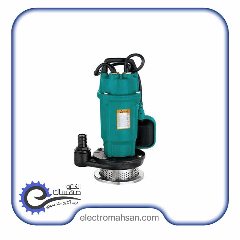 پمپ کف کش فلوتر دار لئو نیم اسب ، 16 متر، تک فاز، مدل LEO-QDX1.5-15-0.37A ساخت چین