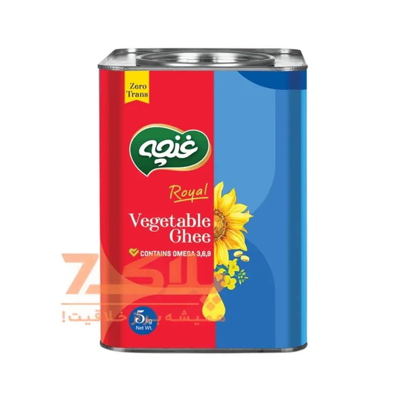 روغن جامد زیرو ترانس غنچه – 5 کیلوگرم