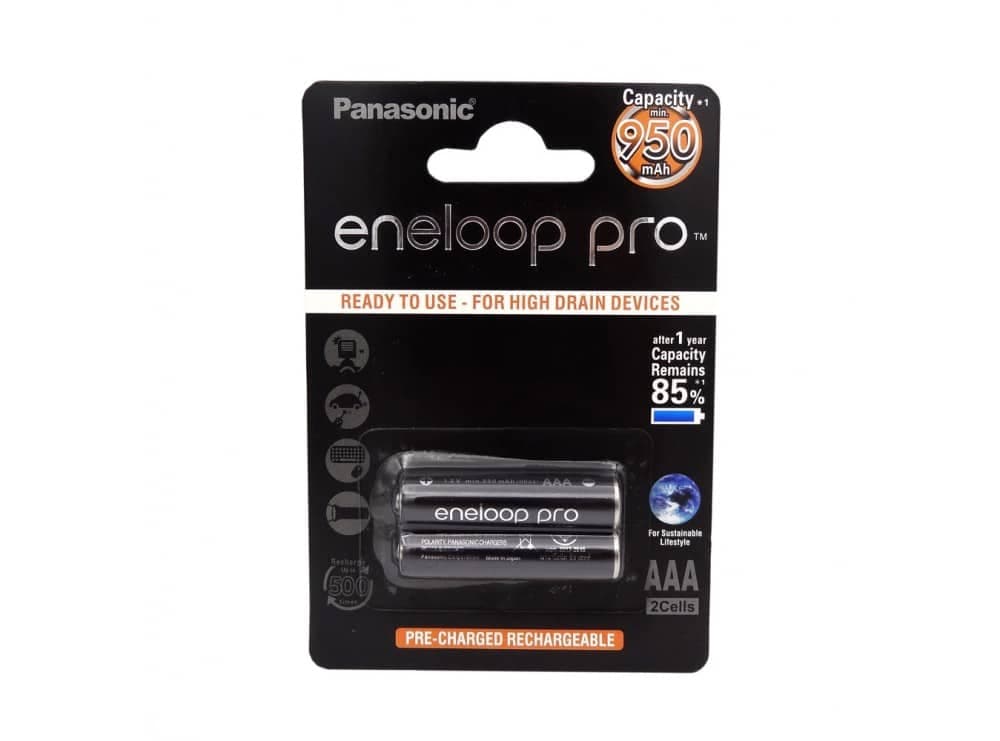 باتری نیم قلمی قابل شارژ پاناسونیک ( 950mAh) – مدلeneloop pro – بسته دوتایی