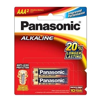 باتری نیم قلمی آلکالاین Panasonic – دوتایی