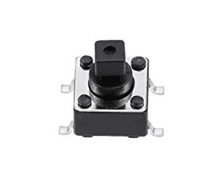 تک سوئیچ کله خور SMD سایز 6x6x7 چهار پایه بسته 10 تایی