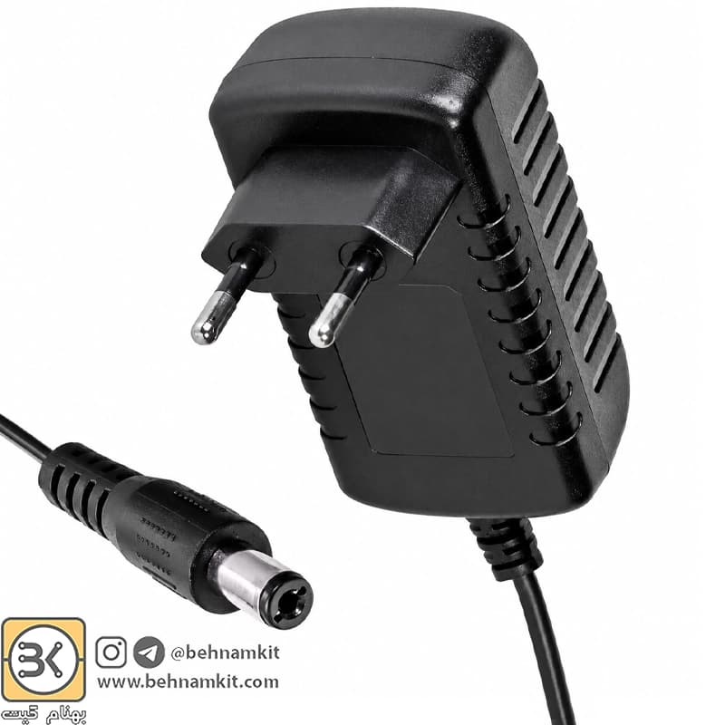 آداپتور 12 ولت 1 آمپر دیواری 12V-1A — تصویر ۳